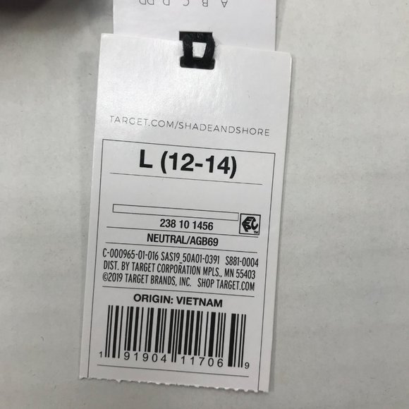 Shade And Shore Women's Sz. Lg. 12-14 Tall Triangle Bikini Swim Top Animal Print - Picture 4 of 14